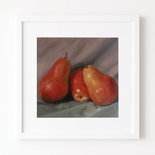Three Pears - Print
